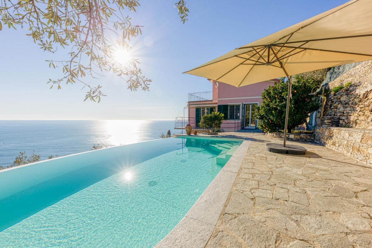 Apartmán Casaviva - Ampio Trilocale Vista Mare Con Piscina - Pieve Alta Pieve Ligure Exteriér fotografie