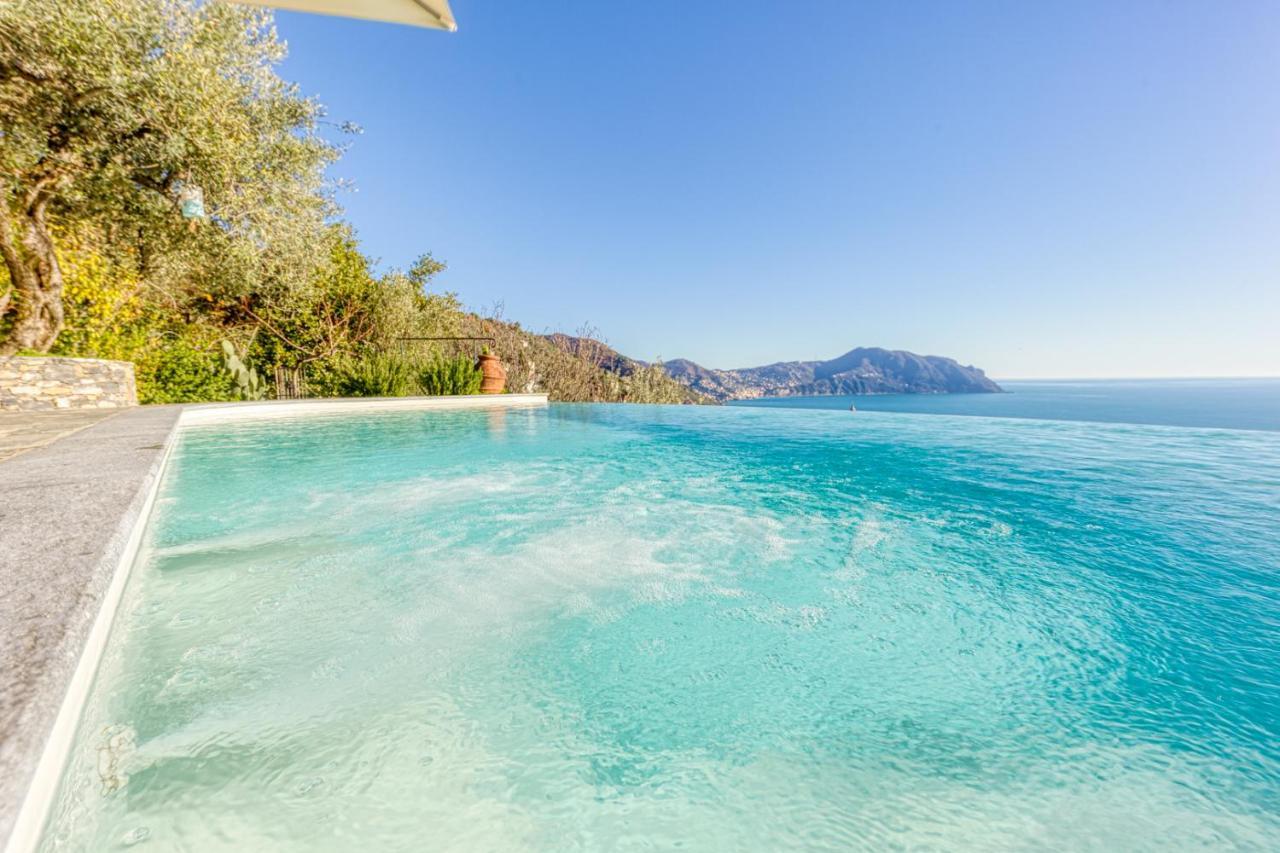 Apartmán Casaviva - Ampio Trilocale Vista Mare Con Piscina - Pieve Alta Pieve Ligure Exteriér fotografie