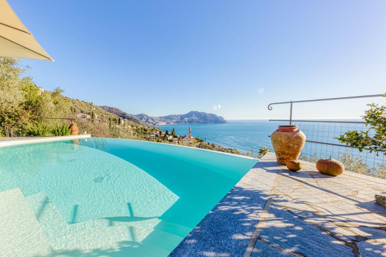 Apartmán Casaviva - Ampio Trilocale Vista Mare Con Piscina - Pieve Alta Pieve Ligure Exteriér fotografie