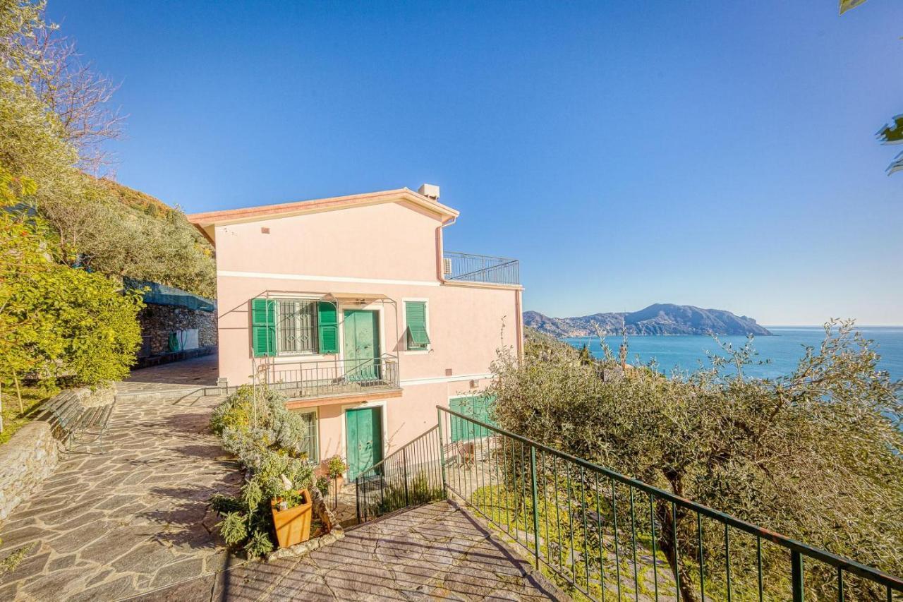 Apartmán Casaviva - Ampio Trilocale Vista Mare Con Piscina - Pieve Alta Pieve Ligure Exteriér fotografie