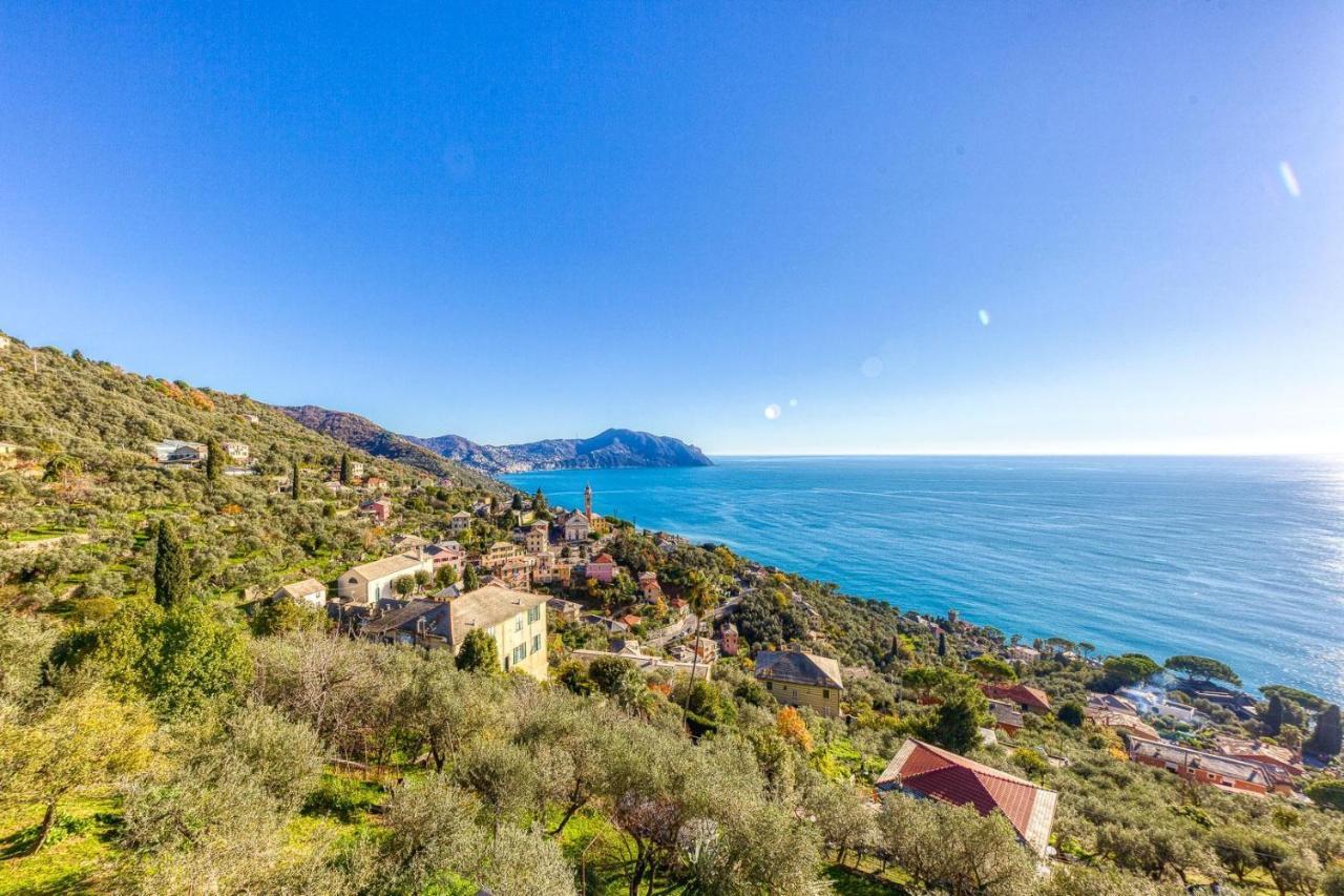 Apartmán Casaviva - Ampio Trilocale Vista Mare Con Piscina - Pieve Alta Pieve Ligure Exteriér fotografie