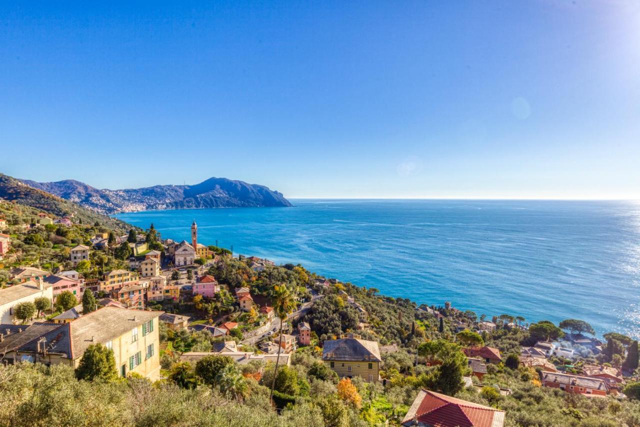 Apartmán Casaviva - Ampio Trilocale Vista Mare Con Piscina - Pieve Alta Pieve Ligure Exteriér fotografie