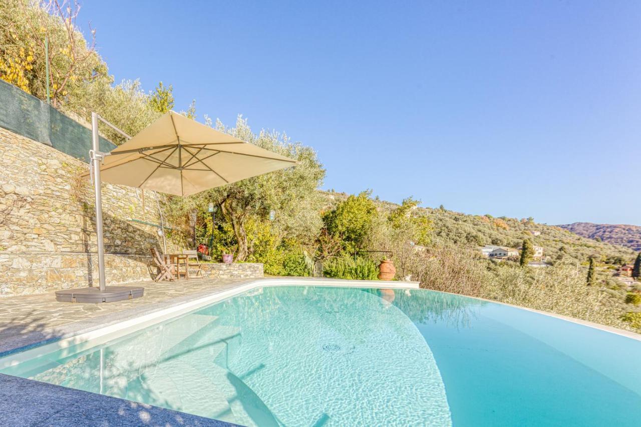 Apartmán Casaviva - Ampio Trilocale Vista Mare Con Piscina - Pieve Alta Pieve Ligure Exteriér fotografie