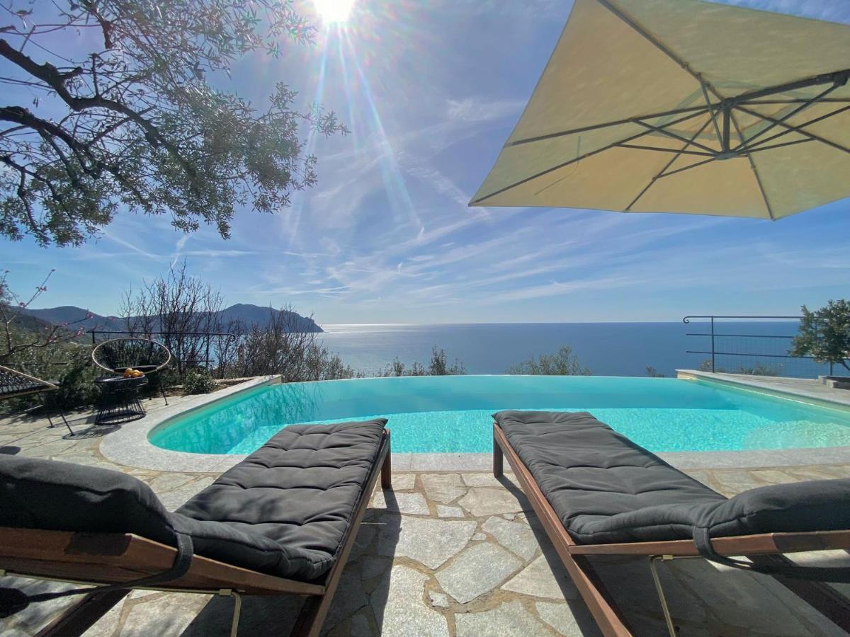 Apartmán Casaviva - Ampio Trilocale Vista Mare Con Piscina - Pieve Alta Pieve Ligure Exteriér fotografie