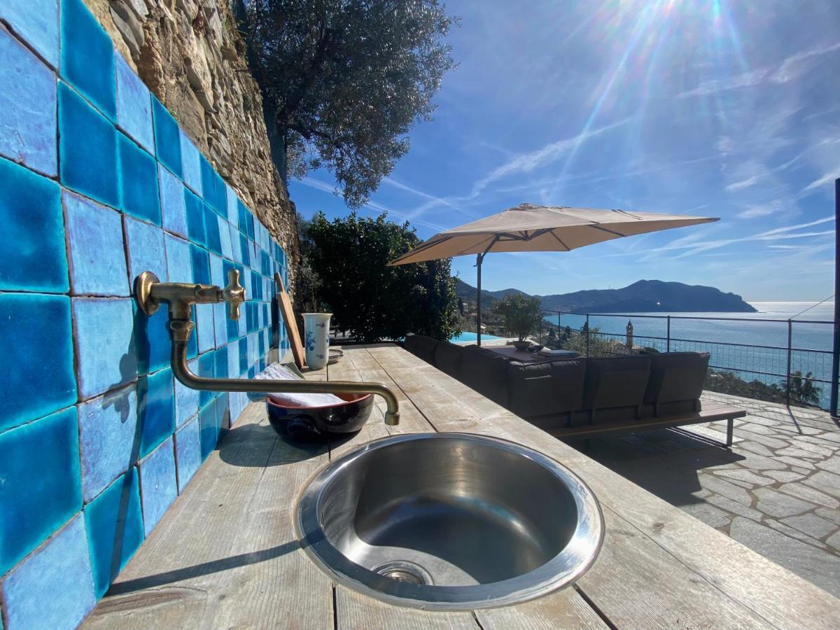 Apartmán Casaviva - Ampio Trilocale Vista Mare Con Piscina - Pieve Alta Pieve Ligure Exteriér fotografie