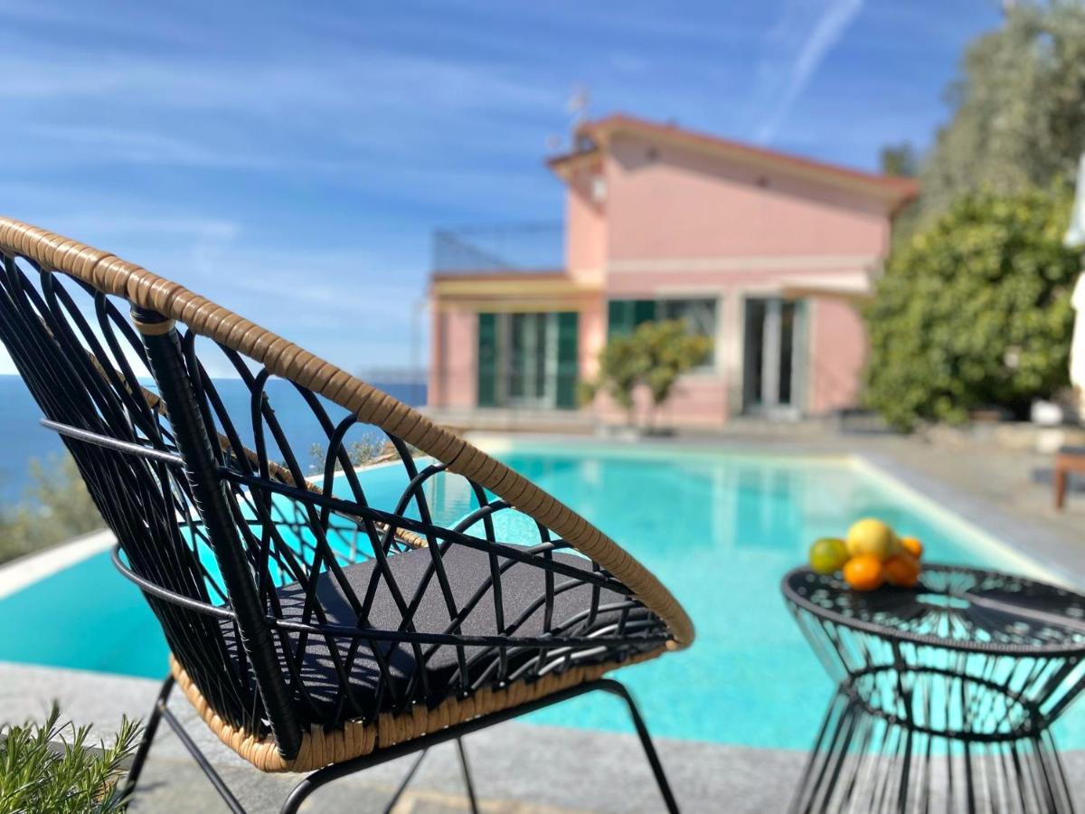 Apartmán Casaviva - Ampio Trilocale Vista Mare Con Piscina - Pieve Alta Pieve Ligure Exteriér fotografie