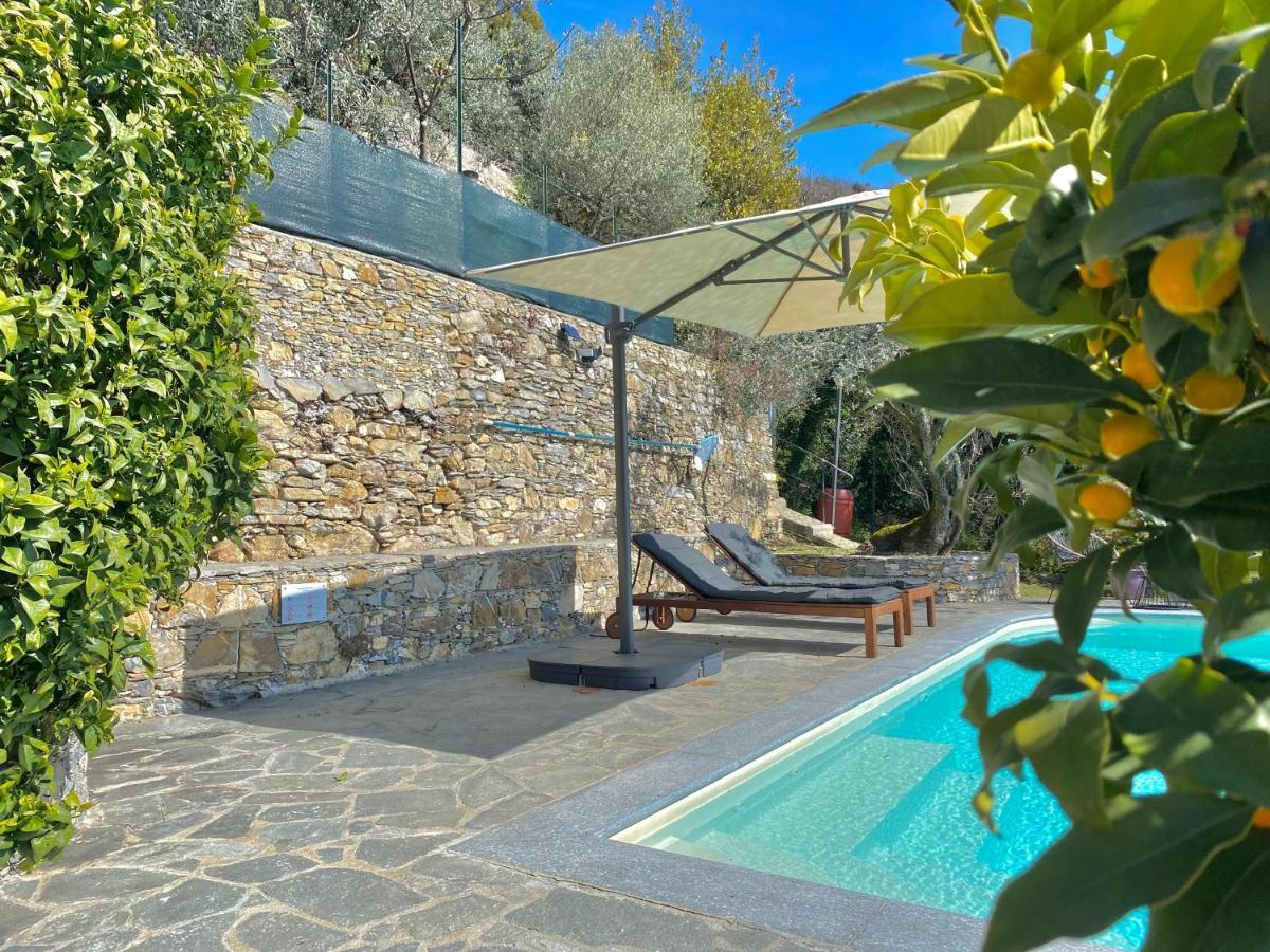 Apartmán Casaviva - Ampio Trilocale Vista Mare Con Piscina - Pieve Alta Pieve Ligure Exteriér fotografie
